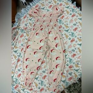 Sweethoney Christmas Romper 8 yesrs